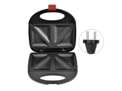 Sandwichera Grande De 900 W Con Placa De Aluminio, Parrilla Eléctrica Y Prensa Para Paninis.