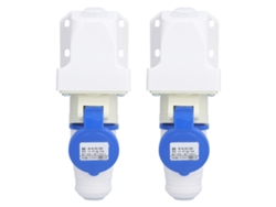 2 Conjunto De Enchufe Industrial 3 Pines Conector Circular 220-250v 16a 2p+e Accesorios