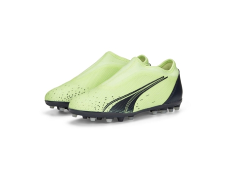 Botas de fútbol Unisex para Fútbol PUMA Ultra Match Ll Verde (37)