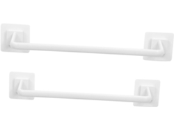 Toallero Adhesivo De Pared De 2 Piezas, Práctico Toallero Para Cocina Y Baño, Diseño Resistente A