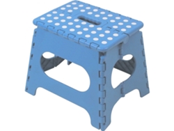 Taburete plegable azul Marbueno para cocina y baño, Marbueno Verano