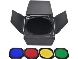Kit De Accesorios Para Lámpara De Fotografía Con Filtro De Color De Panal.