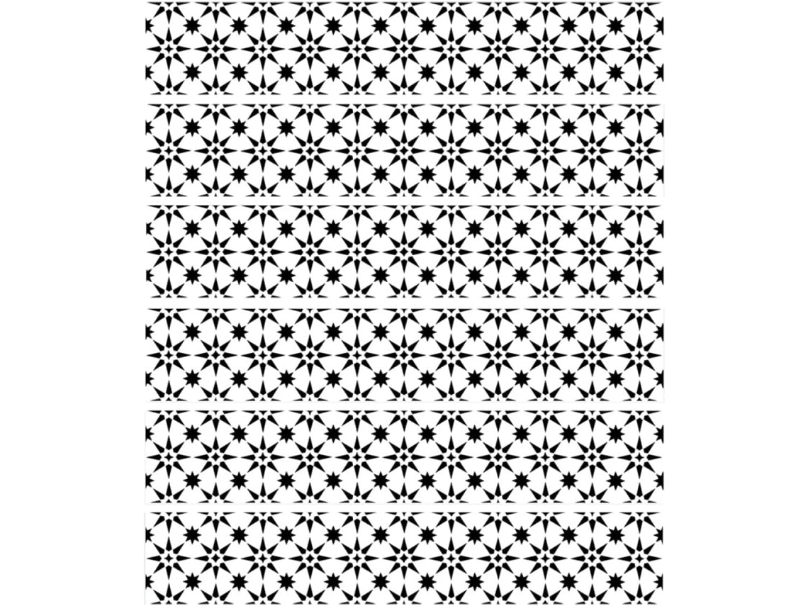 Pegatinas Decorativas Para Contrahuellas De Escaleras, 6 Piezas, Pvc Blanco Y Negro, Fáciles De Aplicar.