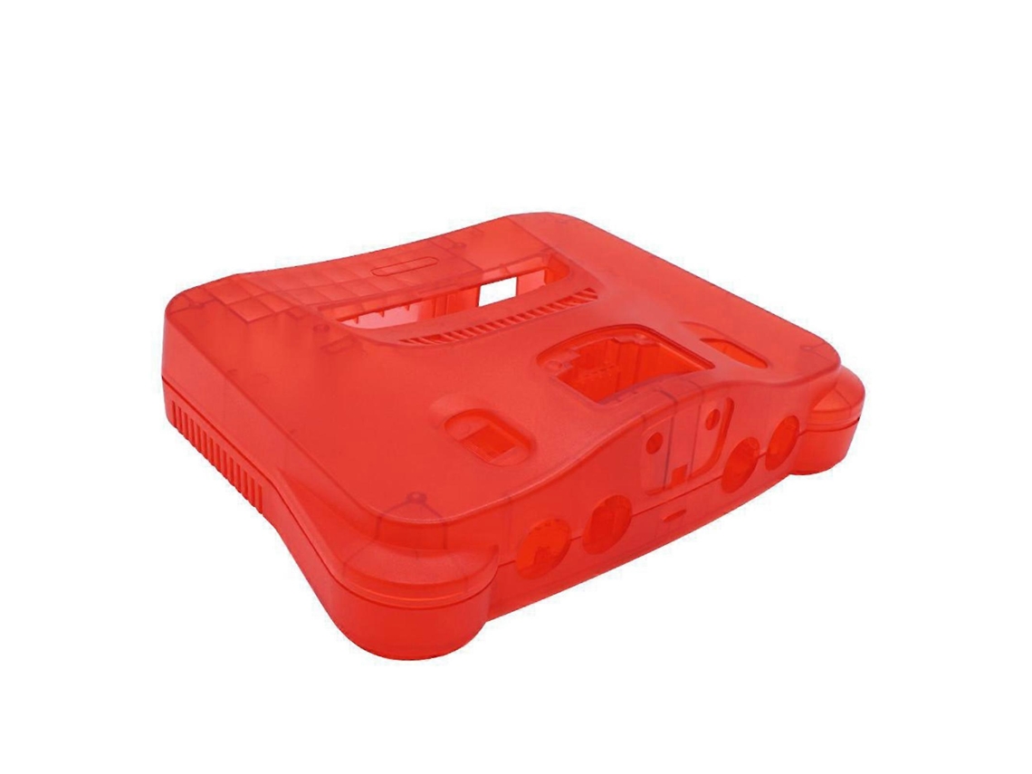Kit De Carcasa De Repuesto Para Consola De Videojuegos Retro, Antiarañazos, Para Entusiastas Del Bricolaje De N64, Fácil De Instalar, Color Rosa