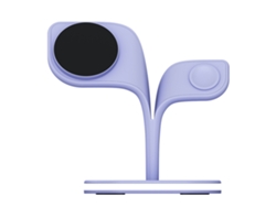 Estación de carga Yhl 5 en 1 MagSafe con luz nocturna LED para múltiples dispositivos y soporte universal.