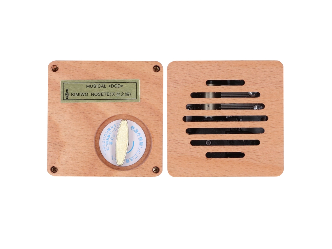 Caja de música de madera estilo retro Baok, regalo de Navidad, Año Nuevo y cumpleaños, decoración de mesa.