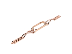 Correa De Pulsera Inteligente Con Decoración De Diamantes Material Metal Pulsera Mi 4 Diamante Inlay En Forma De X Metal Reloj Oro Rosa