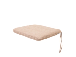 Cojín para Silla de Salón, Cocina, Comedor o Jardín para Interior y Exterior - 1 Pieza 50x43cm - Unilateral - Beige SALES CORE