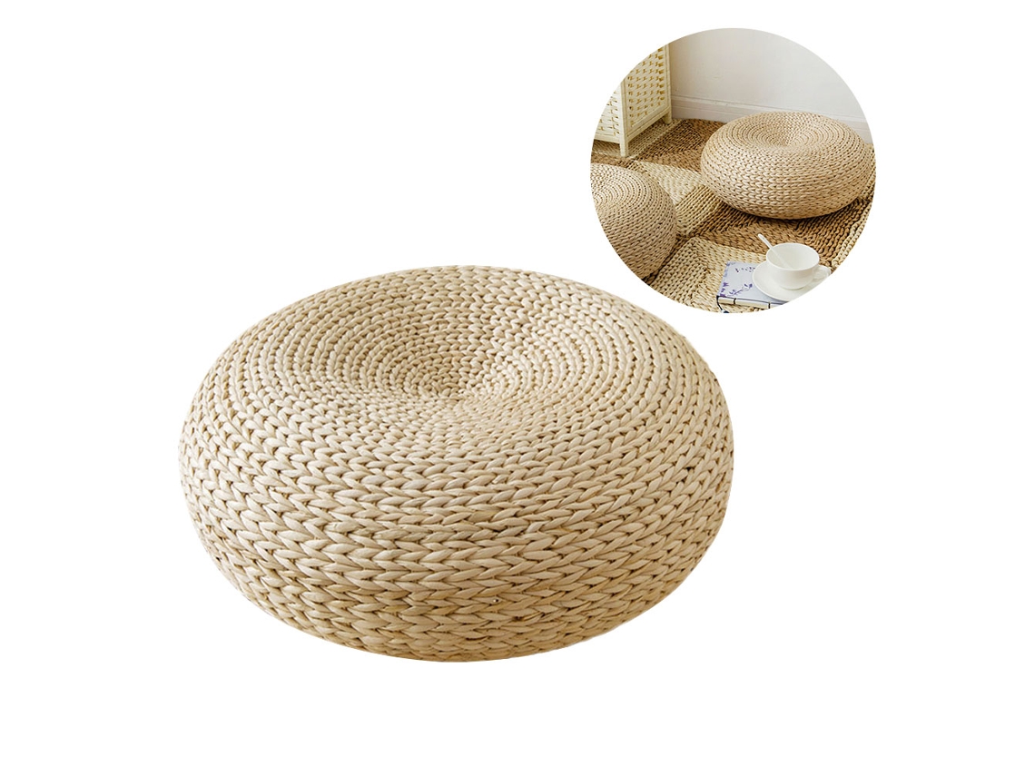 Colchón acolchado, asiento, alfombra de paja para el hogar