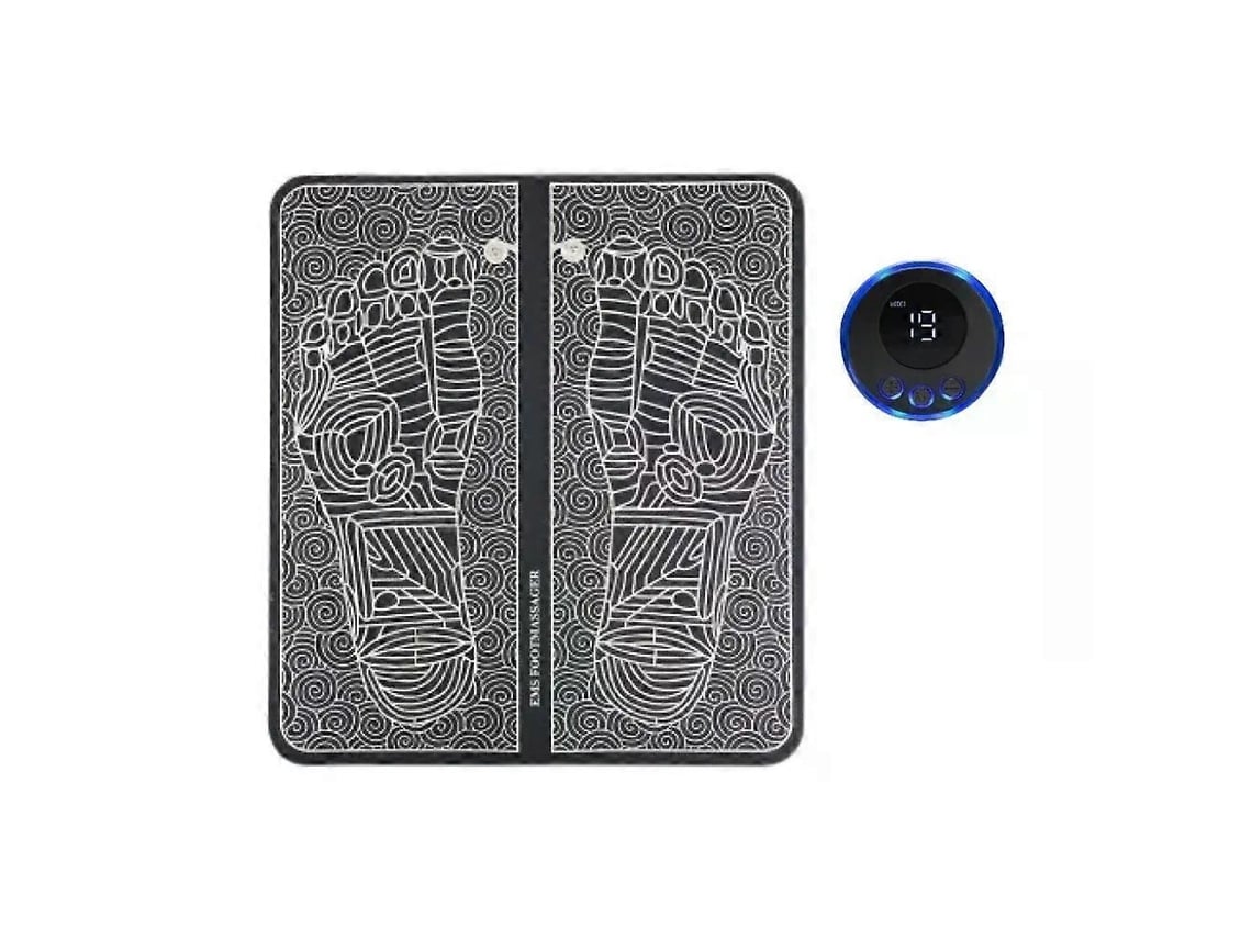 Almofada Massageadora Ems Para Os Pés: Alívio Da Dor, Relaxamento, Massagem Em Pontos De Acupuntura, Estimulação Muscular Elétrica, Melhora Da Ci
