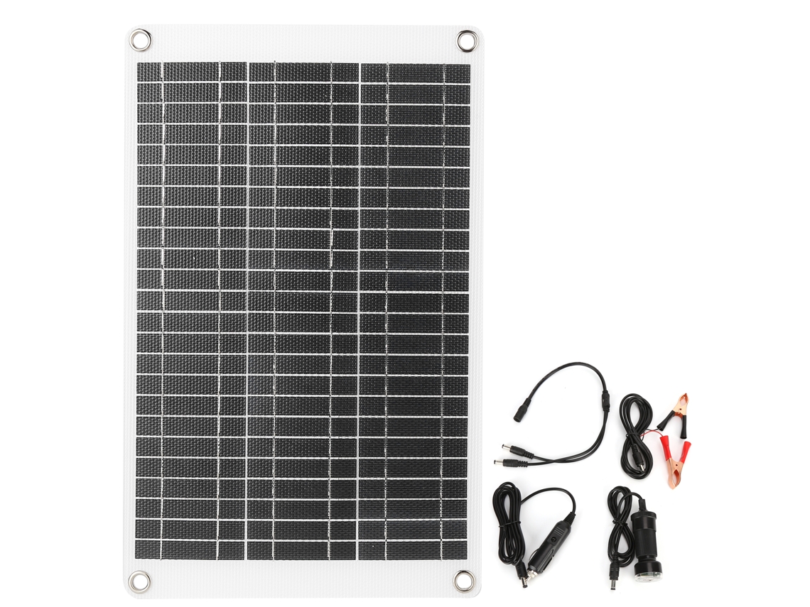 Panel Solar Flexible De 15 W, Polisilicio De 12 V, Cargador De Batería De Coche, Teléfono Móvil, Etfe