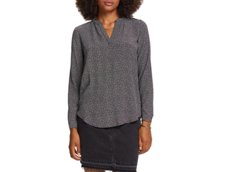 Blusa de Mujer ESPRIT Lenzing Ecovero Negro (XS)