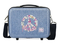 Neceser Abs Roll Road Peace Denim (21x29x15cm - 9l)