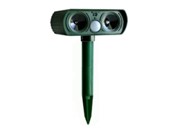 1Pc Exterminador de mosquitos Repelente ultrasónico Animal Hunter Cat Dog Repelente de zorros Repelente de plagas para jardín exterior