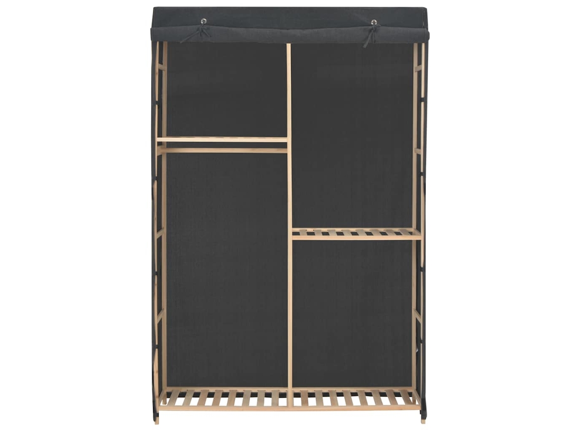 Maison Exclusive - Armario De Tela De 3 Niveles Gris 110x40x170 Cm