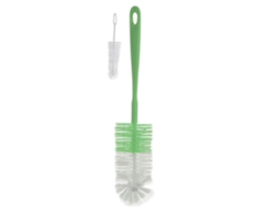 Cepillo para Biberones y Tetinas con Mini Cepillo BABY ONO Verde