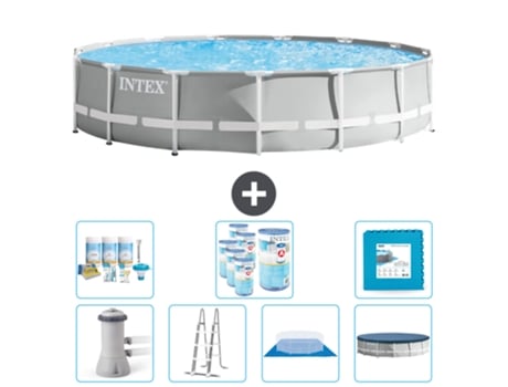 Piscina Tubular INTEX 26724GN-CB42 (14614 L - 457x107cm)