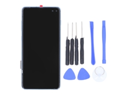 Pantalla TFT YHL para Galaxy S10 Plus, de repuesto, con pantalla, digitalizador y marco azul.