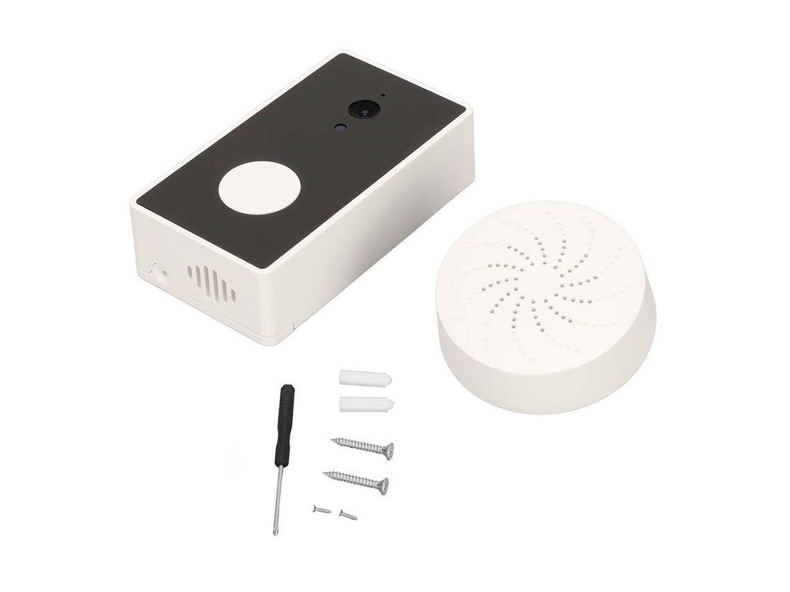 Timbre con video inalámbrico, intercomunicador de voz bidireccional, visión nocturna, control remoto, cámara inteligente, Bluetooth, Wi-Fi, timbre con timbre