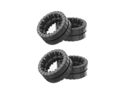 4 Pcs Non- Replacement Wheel Tires For Jet M6 (6110) (6012) (6112) (6113) Robot Vacuum Cleaner Part