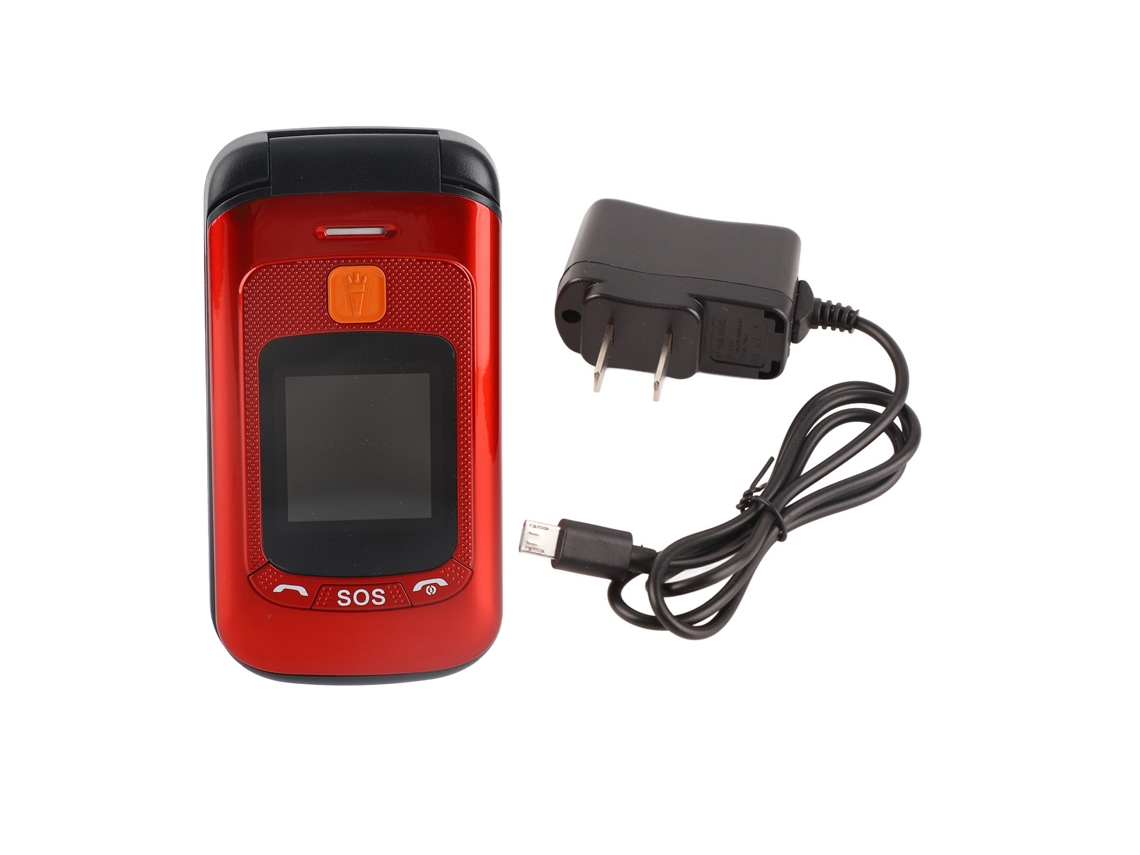 Teléfono Plegable Con Pantalla Táctil Y Asistente De Voz, Pantalla Interna De 2,4 Pulgadas, Batería De 2800 Mah, Doble Sim