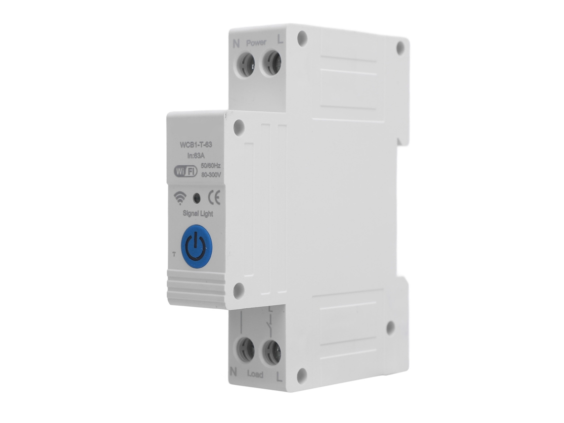 Disjuntor Wifi Controle Remoto App Tuya 63a | S/MARCA