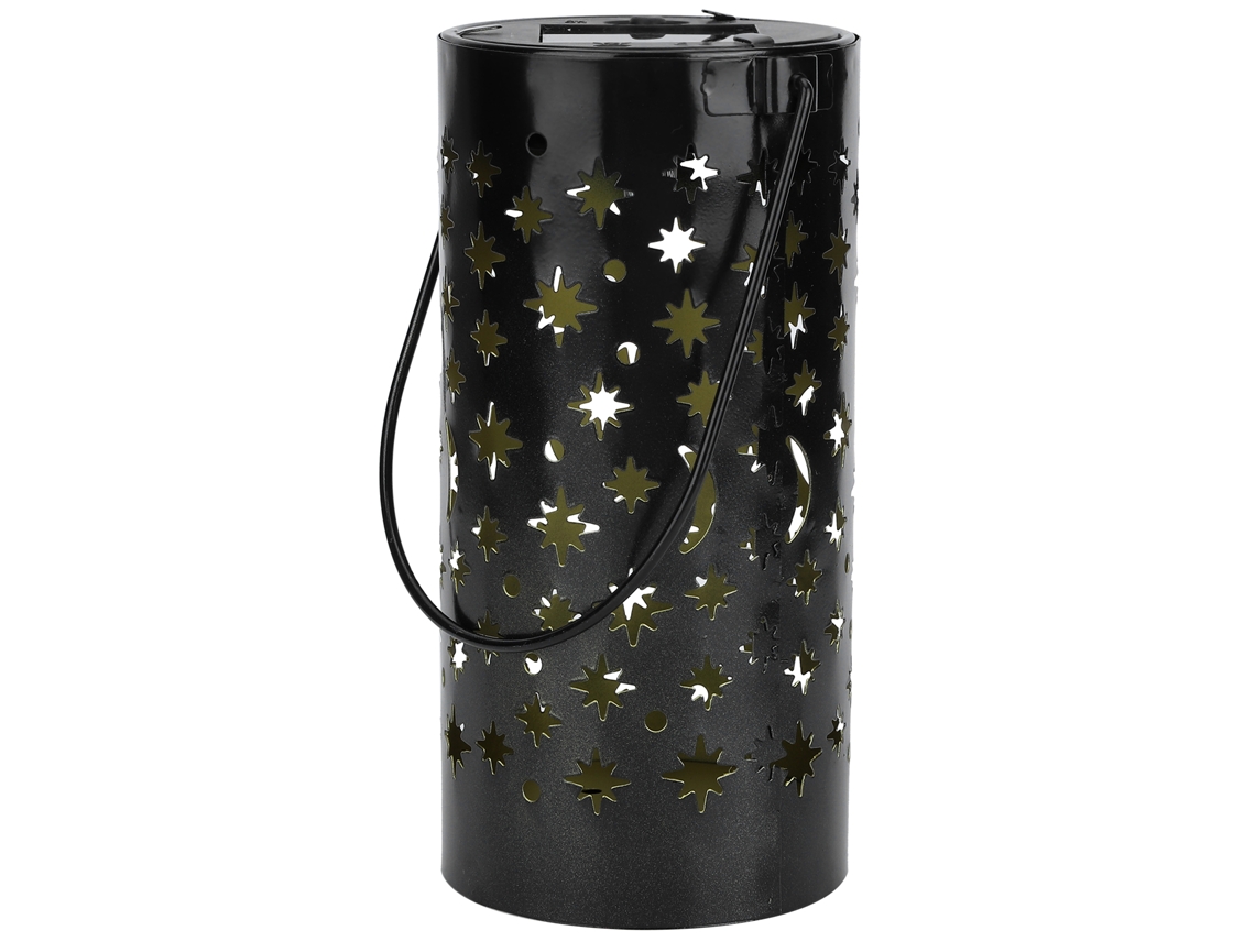 Rebe-lámpara Solar Led De Hierro Para Jardín Exterior, Impermeable, Luz De Paisaje Con Diseño Estrella Luna