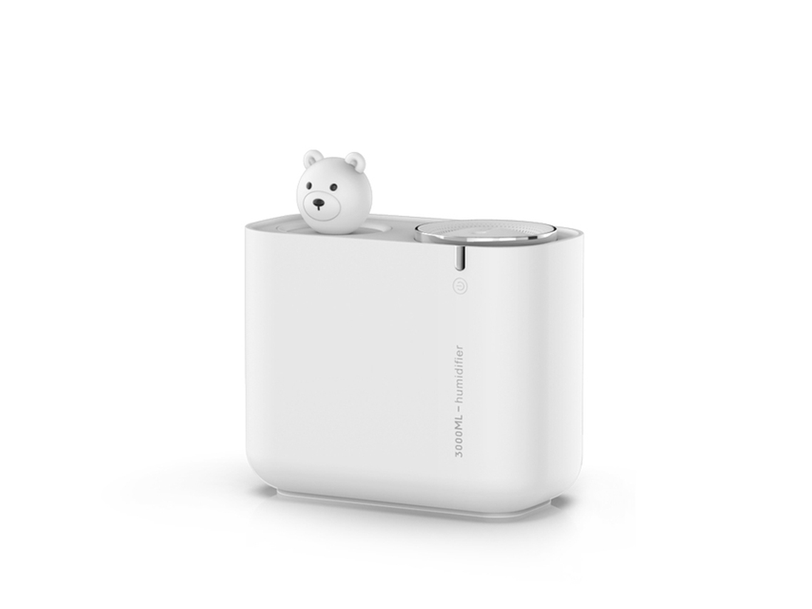 Humidificador 3000ml USB Gran Capacidad Doble Bico Ultrasonido Fresco de Aroma Difusor de Niebla