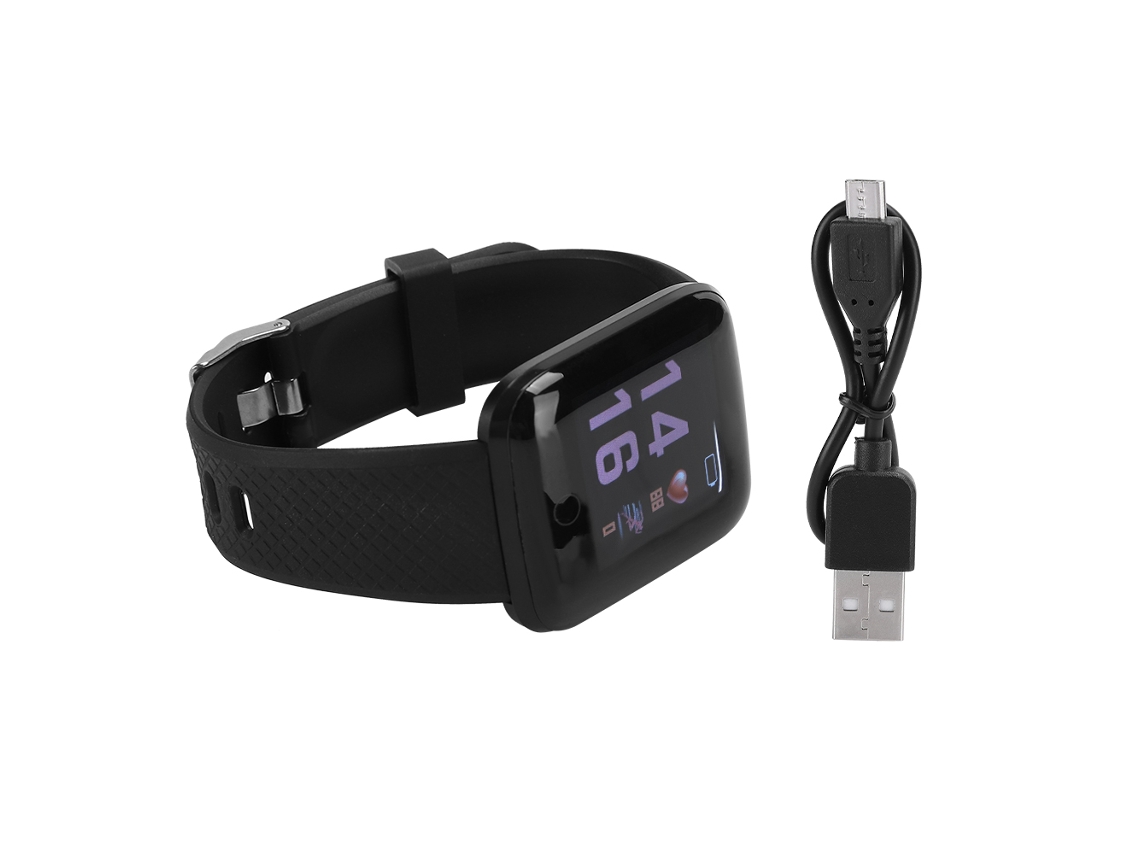 Pulsera inteligente EOOCOO con contador de pasos y monitorización del sueño.