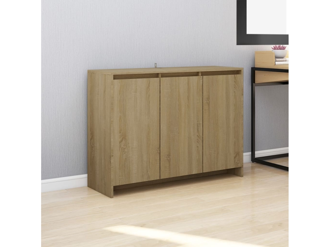 Lovely Home Aparador 102X33X75 Cm Aglomerado Color Roble Sonoma
