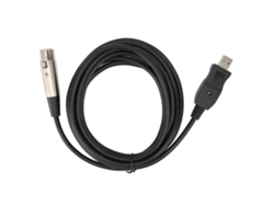 Cable Convertidor Usb A Xlr Con Tarjeta De Sonido Para Micrófono, Instrumento, Grabación Y Karaoke.