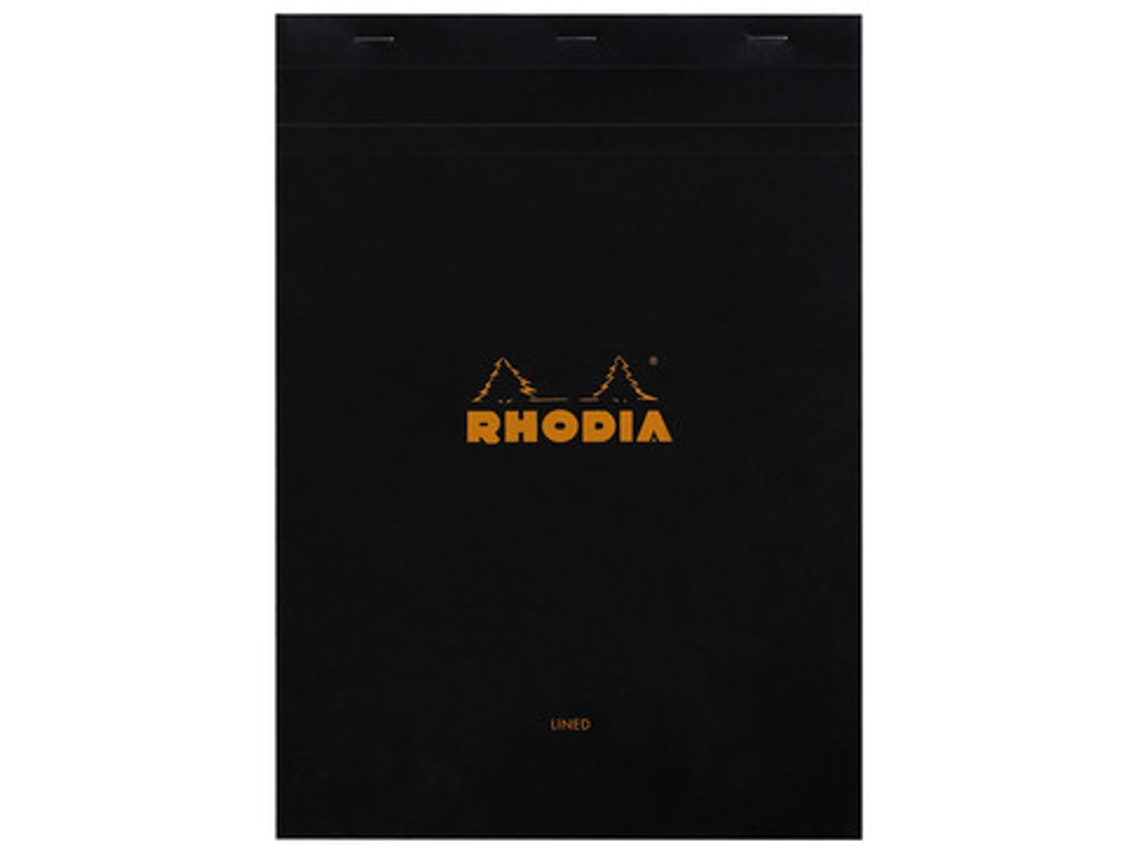 186009c Cuaderno y Bloc de Notas A4 80 Hojas Rhodia Negra