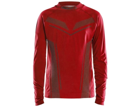 Ropa interior Unisex CRAFT Pro Control Seamless Rojo para Fútbol (122 - 128 cm)
