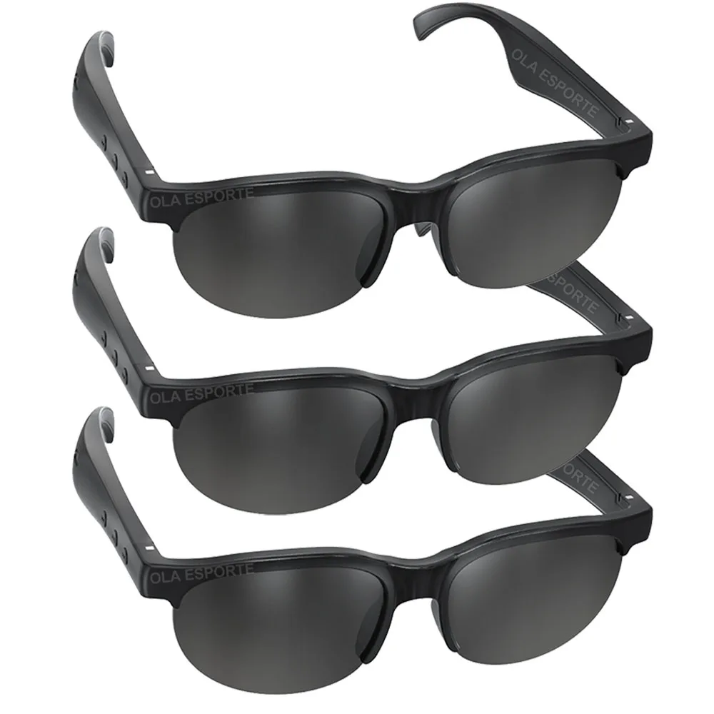 (3 Artículos) Gafas Inteligentes Bluetooth, Función De Llamada, Auriculares Deportivos Para Exteriores, Protección Uv.