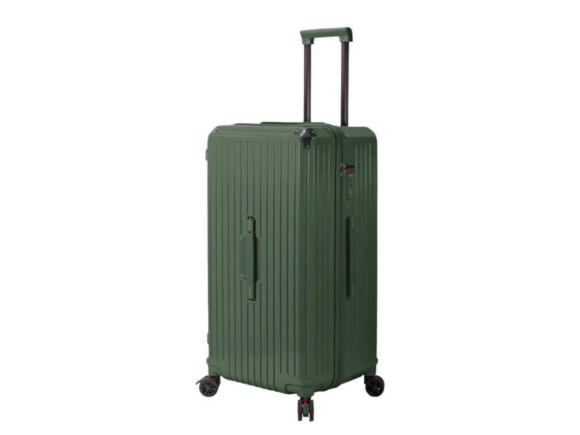 Maleta de viaje mediana / Trolley 63cm 5 ruedas Bz5790 Verde Benzi