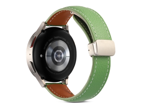 Correa de piel auténtica liberación rápida de 22mm con hebilla para Realme Watch 3/Huami Amazfit GTR 4/GTR 4 Pro - pista