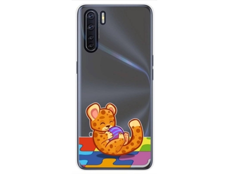 Carcasa Oppo A91 TUMUNDOSMARTPHONE Dibujos Transparente Multicolor