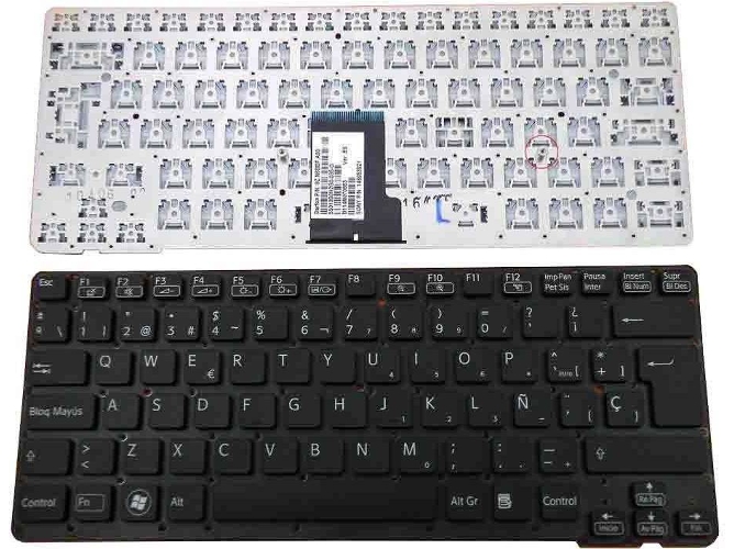 Teclado para Portátil Sony Vaio VPC-Ca Negro 9Z.N6Bbf.A0S Sdabf 148953921
