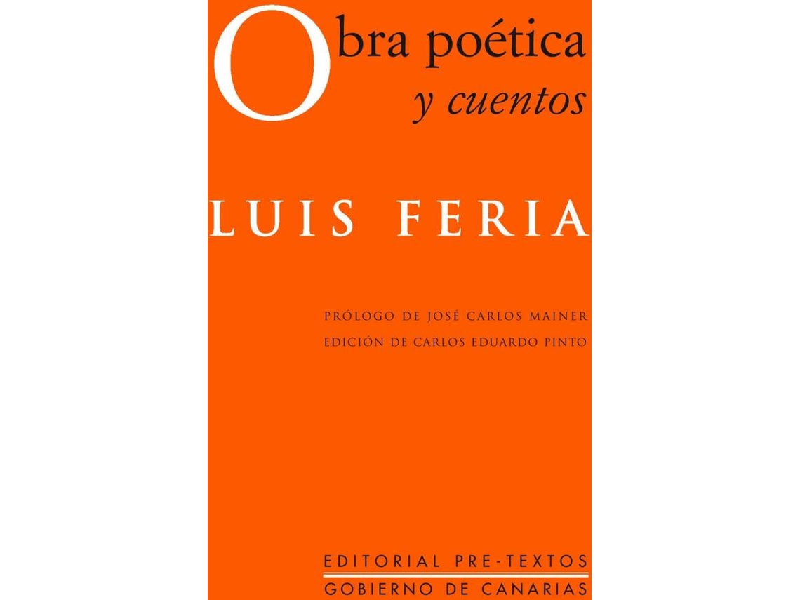 Libro Obra Poética Y Cuentos de Luis Feria Hardisson (Español)