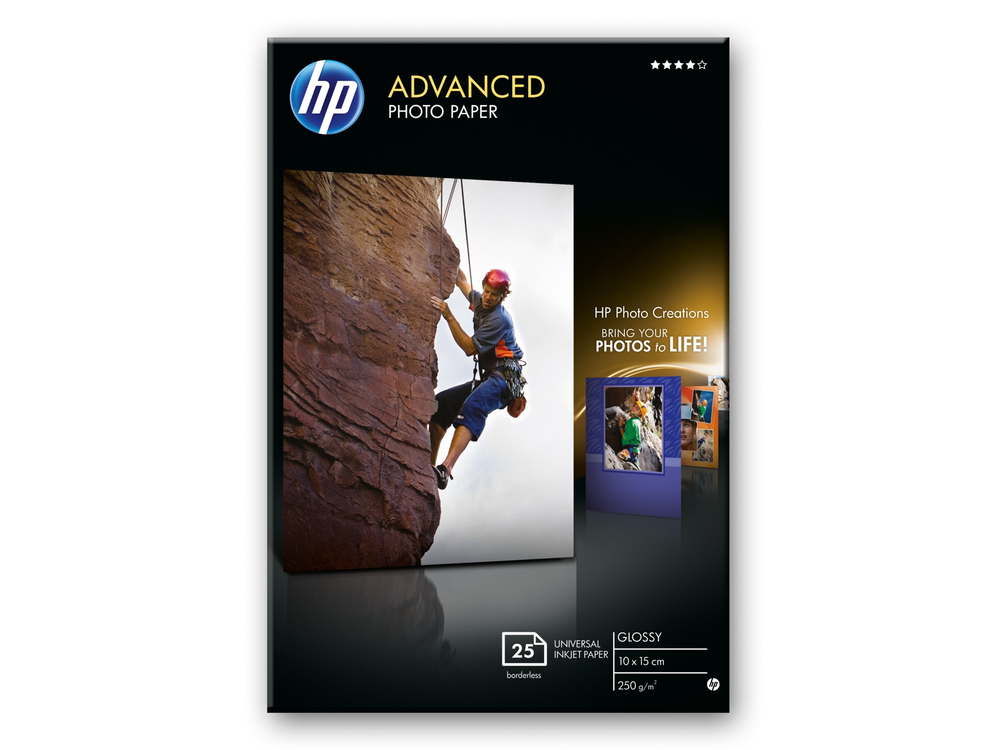 Papel Fotográfico HP Glossy 10X15/25FLS
