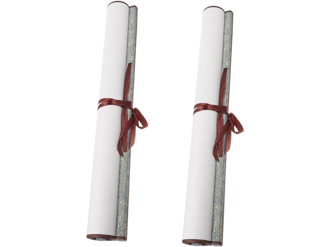 2 hojas de papel Xuan blanco para caligrafía china, papel en blanco portátil para pintar. SFUSHOS