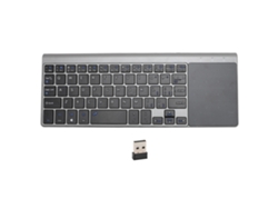 Mini teclado inalámbrico Baoj-2026 con panel táctil, ultrafino y portátil, de 2,4 GHz, para ordenador portátil y televisor.