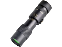 Telescopio Monocular ENZONS 10-30X50 Hd s Adaptador de teléfono con manija para adultos, impermeable, portátil, individual, negro