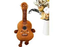 Guitarra de peluche suave con detalles suaves y seguros, diseño realista, Gokoco