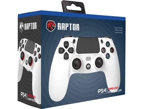 Mando PS4 INDECA Raptor (Inalámbrico - Blanco)