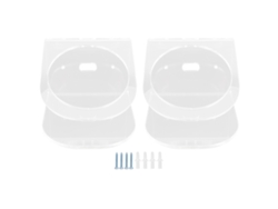 Soporte De Pared De 2 Piezas Para Altavoz Inteligente, Acrílico Transparente, Dot 4, Duradero, Multiusos