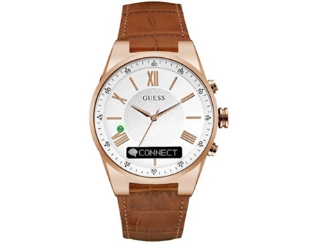 Reloj GUESS Smartwatch C0002MB4 Hombre (Piel - Marrón)