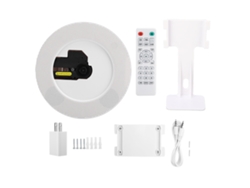Reproductor De Cd Portátil Bluetooth Yr-q100 Para Montaje En Pared, Para Uso Doméstico, Con Control Remoto De Alarma.