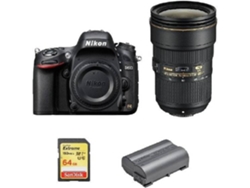 Kit Cámara Réflex NIKON D610 + AF-S 24-70MM F2.8E ED VR + Tarjeta SD de 64GB + bateria EN-EL15B