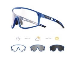 Gafas de ciclismo fotocromáticas unisex, lentes de poliacrilato translúcido con protección UV400 Mdug (Estilo 11)